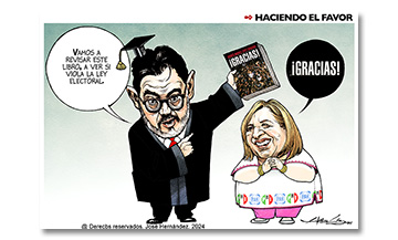 Haciendo el favor